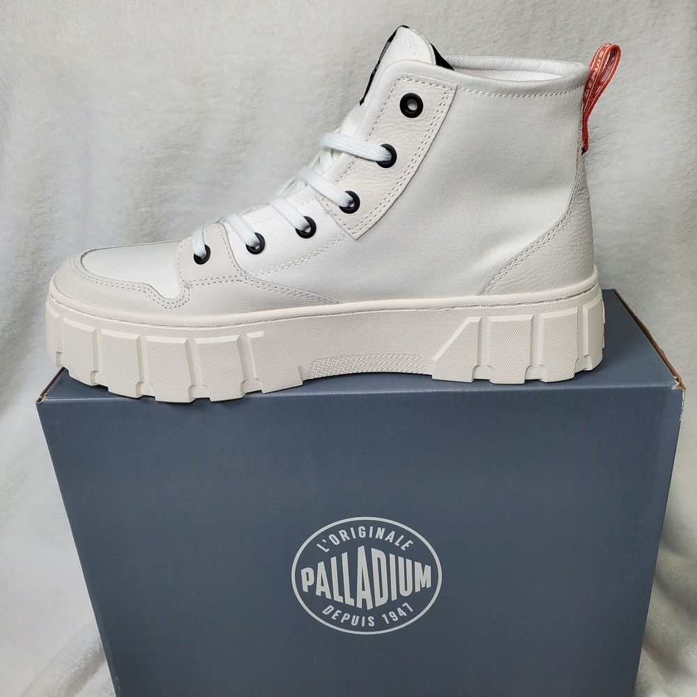 Palladium Pallatower Hi Top Sneakers Y2K Streetwear Platform Womens 10 Men 8.5 - Picture 3 of 7